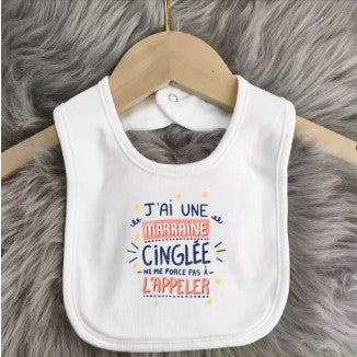 French Godmother's bib