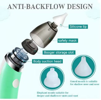 Electric baby nasal aspirator