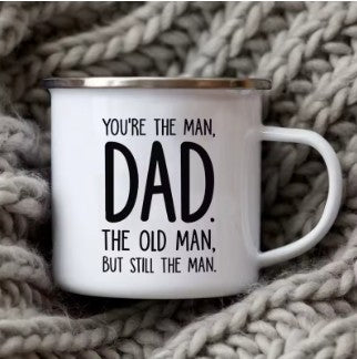 Tasse à café en émail pour papa