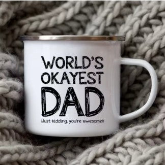 Tasse à café en émail pour papa