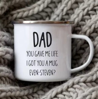 Tasse à café en émail pour papa
