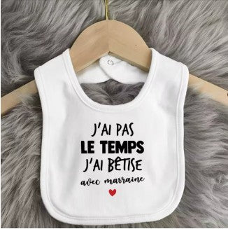 French Godmother's bib
