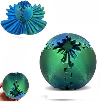 Anti-stress gear fidget ball